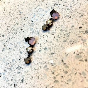 Sabika Pink and Pearl Earrings